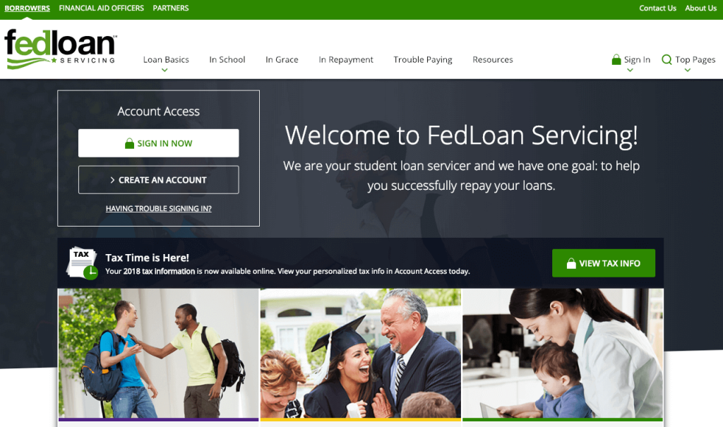 MyFedLoan Login to Access FedLoan Servicing Account