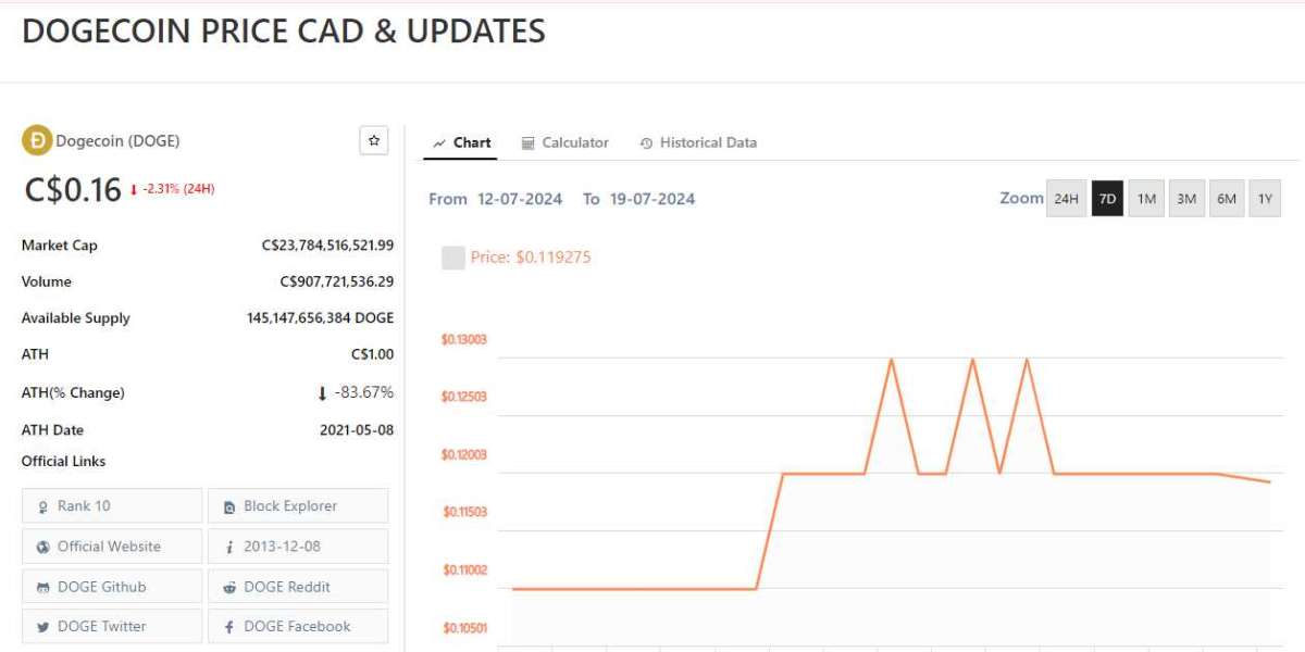 Dogecoin’s Adoption & Price CAD | Maple-Investments