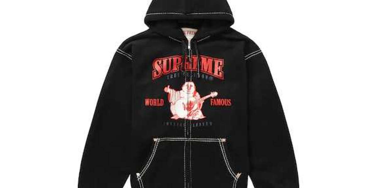 Supreme True Religion Zip Up Hoodie Brown The Ultimate Style Statement preface