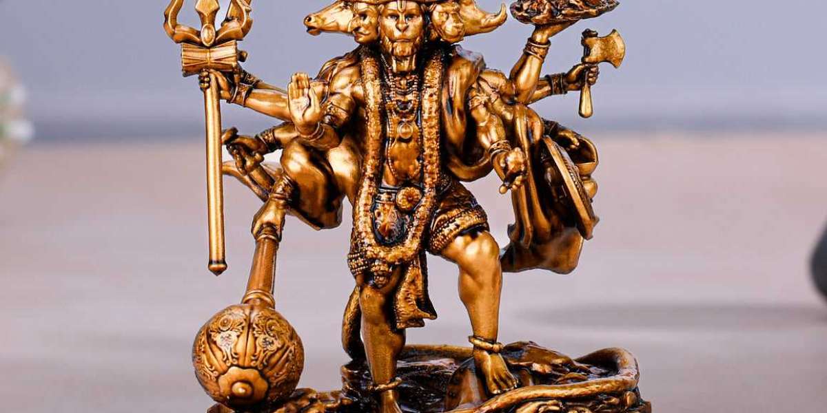 Panchmukhi Hanuman for Your Car Dashboard Embracing Divine Protection and Spiritual Comfort