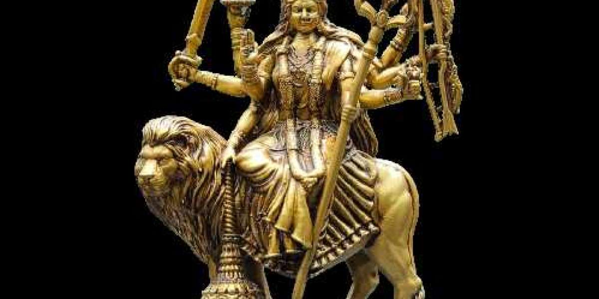 Embrace Divine Protection and Serenity with a Durga Mata Car Dashboard Idol